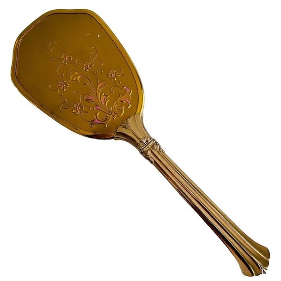 VTG 1940s 50s Vanity Hairbrush Mid Century Memorabilia Hair Comb Nylon Bristles - Picture 1 of 9